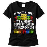Master Builder Bricks Blocks Play Toy Womens T-Shirt