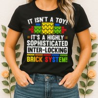 Master Builder Bricks Blocks Play Toy Womens T-Shirt