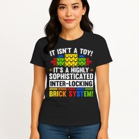 Master Builder Bricks Blocks Play Toy Womens T-Shirt