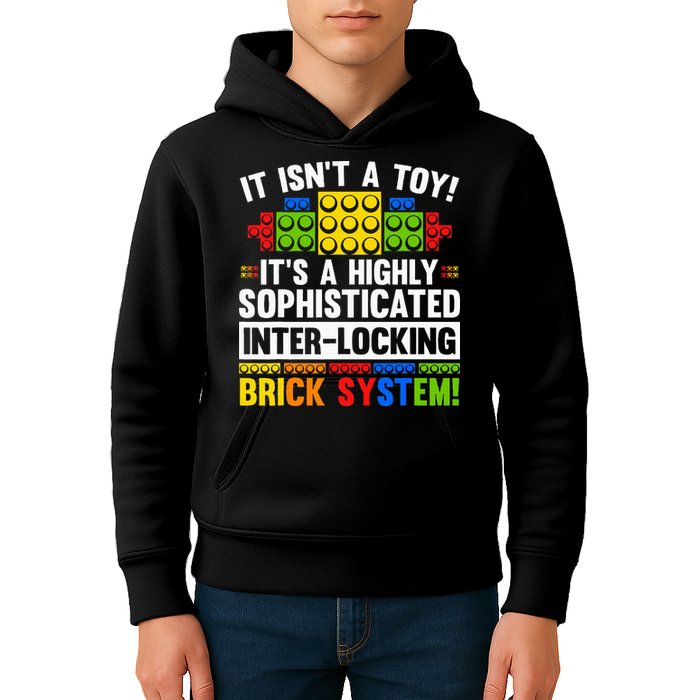 Master Builder Bricks Blocks Play Toy Kids Hoodie