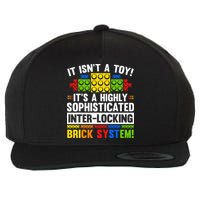 Master Builder Bricks Blocks Play Toy Wool Snapback Cap