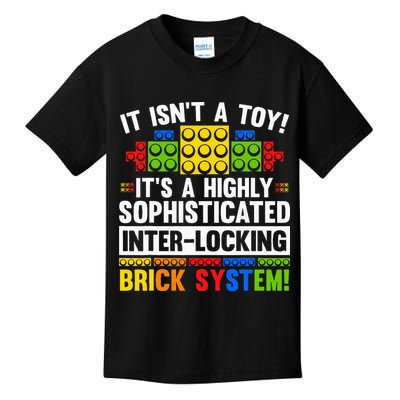 Master Builder Bricks Blocks Play Toy Kids T-Shirt