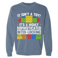 Master Builder Bricks Blocks Play Toy Garment-Dyed Sweatshirt