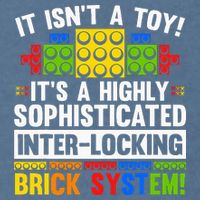 Master Builder Bricks Blocks Play Toy Garment-Dyed Sweatshirt