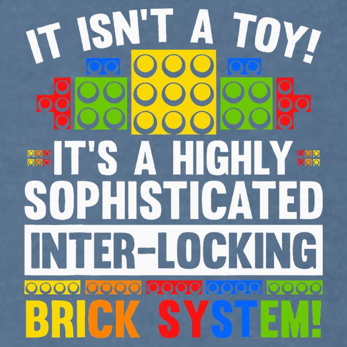 Master Builder Bricks Blocks Play Toy Garment-Dyed Sweatshirt