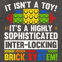 Master Builder Bricks Blocks Play Toy Vector Backpack