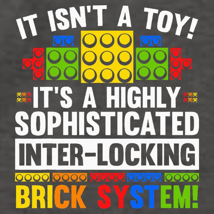 Master Builder Bricks Blocks Play Toy Vector Backpack
