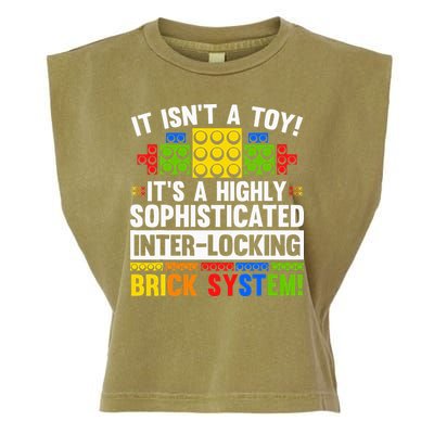 Master Builder Bricks Blocks Play Toy Garment-Dyed Women's Muscle Tee