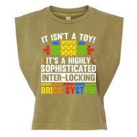 Master Builder Bricks Blocks Play Toy Garment-Dyed Women's Muscle Tee