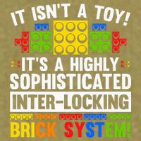 Master Builder Bricks Blocks Play Toy Garment-Dyed Women's Muscle Tee