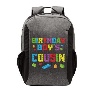 Master Builder Birthday Boy's Cousin Building Bricks Blocks Vector Backpack