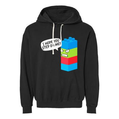 Master Builder Bricks Blocks Play Toy Garment-Dyed Fleece Hoodie