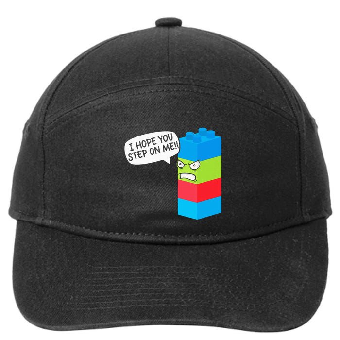 Master Builder Bricks Blocks Play Toy 7-Panel Snapback Hat