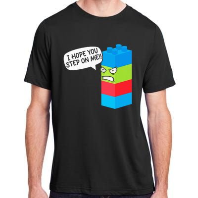 Master Builder Bricks Blocks Play Toy Adult ChromaSoft Performance T-Shirt