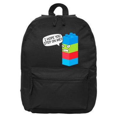 Master Builder Bricks Blocks Play Toy 16 in Basic Backpack