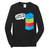 Master Builder Bricks Blocks Play Toy Tall Long Sleeve T-Shirt