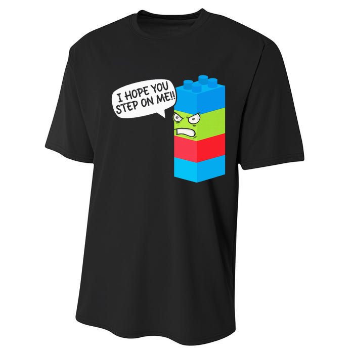 Master Builder Bricks Blocks Play Toy Performance Sprint T-Shirt