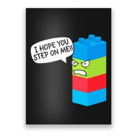 Master Builder Bricks Blocks Play Toy Poster