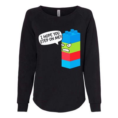 Master Builder Bricks Blocks Play Toy Womens California Wash Sweatshirt