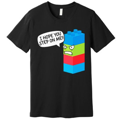 Master Builder Bricks Blocks Play Toy Premium T-Shirt