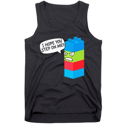 Master Builder Bricks Blocks Play Toy Tank Top