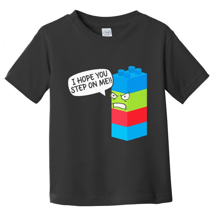 Master Builder Bricks Blocks Play Toy Toddler T-Shirt