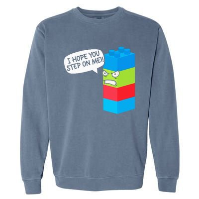 Master Builder Bricks Blocks Play Toy Garment-Dyed Sweatshirt