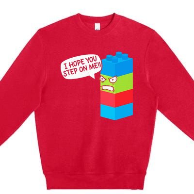 Master Builder Bricks Blocks Play Toy Premium Crewneck Sweatshirt