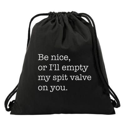 Marching Band Brass Spit Valve Trumpet Funny Drawstring Bag