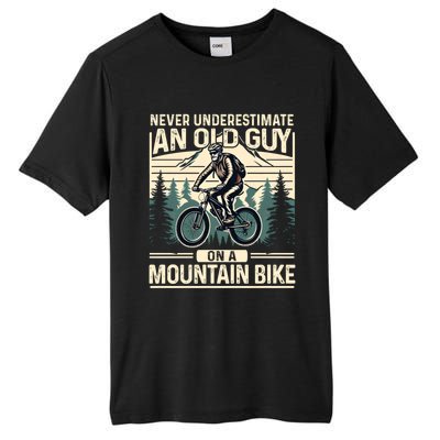 Mountain Bike Bicycle Lovers FatherS Day Gift For Dad Gift Tall Fusion ChromaSoft Performance T-Shirt