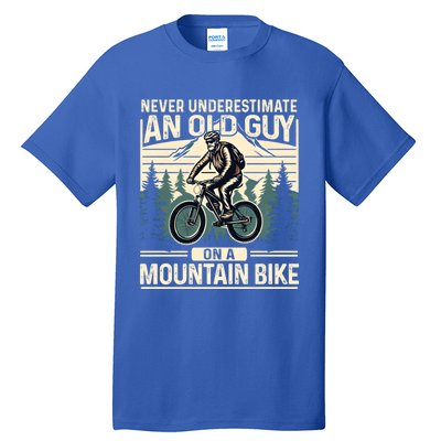 Mountain Bike Bicycle Lovers FatherS Day Gift For Dad Gift Tall T-Shirt