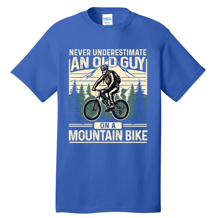 Mountain Bike Bicycle Lovers FatherS Day Gift For Dad Gift Tall T-Shirt