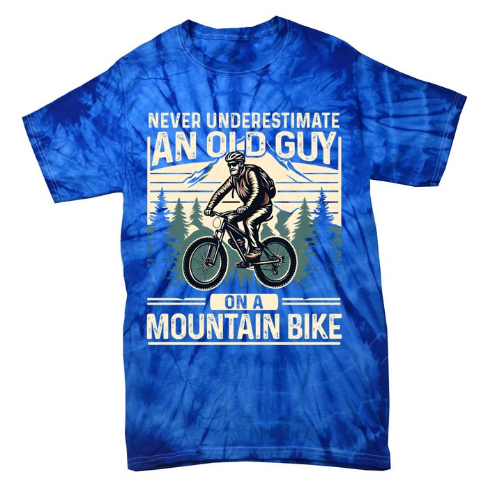 Mountain Bike Bicycle Lovers FatherS Day Gift For Dad Gift Tie-Dye T-Shirt