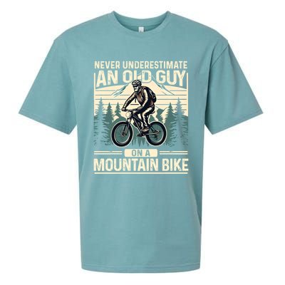 Mountain Bike Bicycle Lovers FatherS Day Gift For Dad Gift Sueded Cloud Jersey T-Shirt