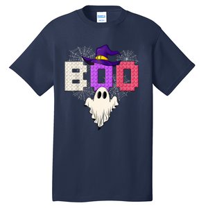 Master Builder Boo Ghost Halloween Girl Kids Block Building Tall T-Shirt