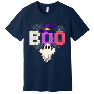 Master Builder Boo Ghost Halloween Girl Kids Block Building Premium T-Shirt