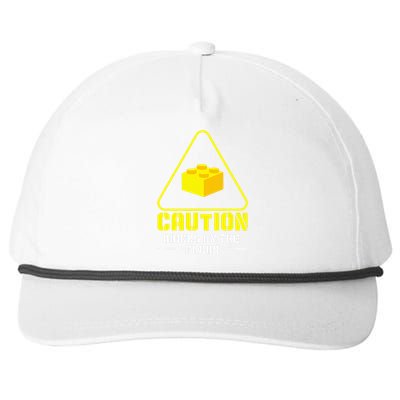 Master Builder Bricks Blocks Play Toys Snapback Five-Panel Rope Hat