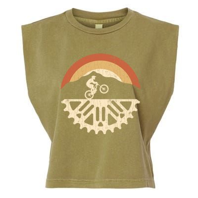 Mountain Bike Biking Gift Funny Gift Garment-Dyed Women's Muscle Tee