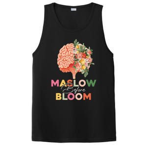 Maslow before bloom Psychology groovy wavy therapy counselor PosiCharge Competitor Tank