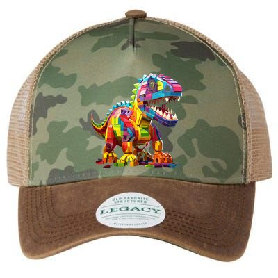 Master Builder Bricks Blocks Play Toys Dinosaur Legacy Tie Dye Trucker Hat