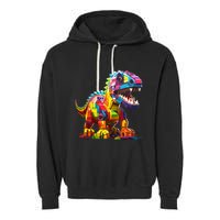 Master Builder Bricks Blocks Play Toys Dinosaur Garment-Dyed Fleece Hoodie
