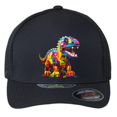 Master Builder Bricks Blocks Play Toys Dinosaur Flexfit Unipanel Trucker Cap