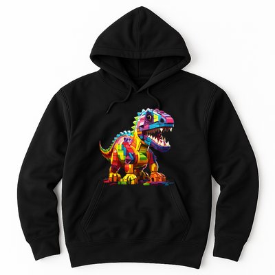 Master Builder Bricks Blocks Play Toys Dinosaur Hoodie