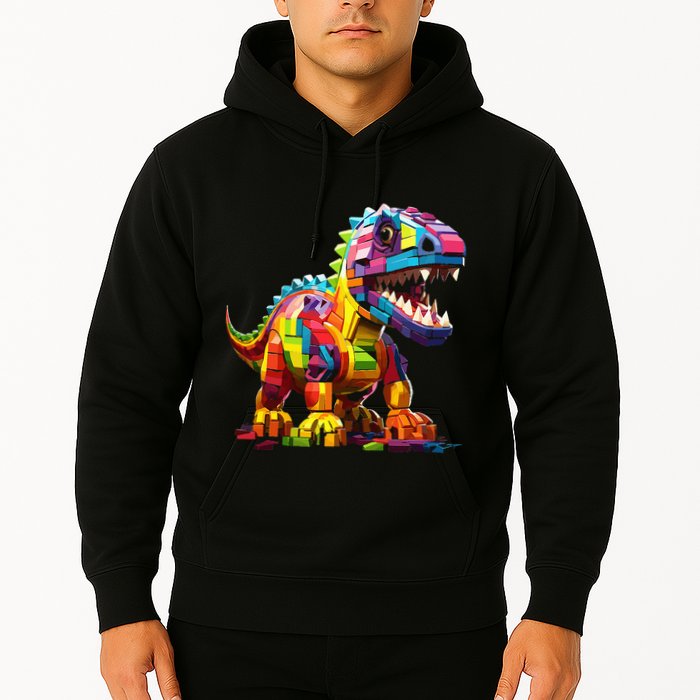 Master Builder Bricks Blocks Play Toys Dinosaur Hoodie