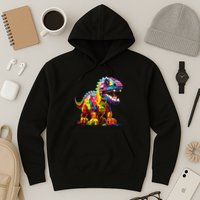 Master Builder Bricks Blocks Play Toys Dinosaur Hoodie
