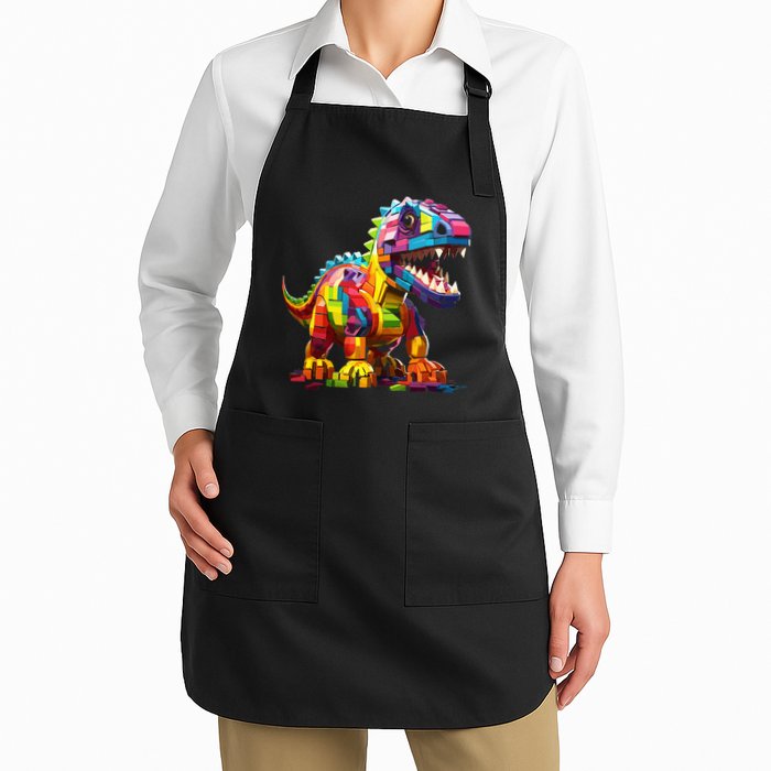 Master Builder Bricks Blocks Play Toys Dinosaur Apron