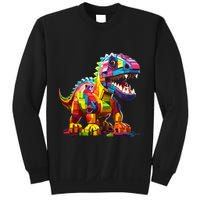 Master Builder Bricks Blocks Play Toys Dinosaur Sweatshirt