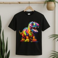 Master Builder Bricks Blocks Play Toys Dinosaur T-Shirt