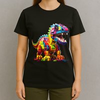 Master Builder Bricks Blocks Play Toys Dinosaur T-Shirt