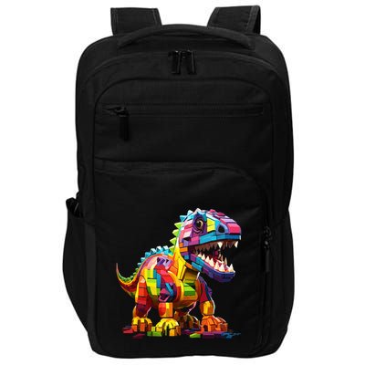 Master Builder Bricks Blocks Play Toys Dinosaur Impact Tech Backpack